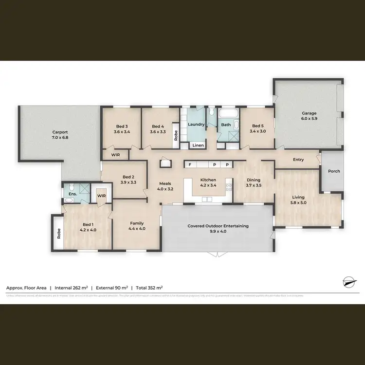 Floorplan of Homely rural property listing, 206 Grandview Road, Pullenvale QLD 4069