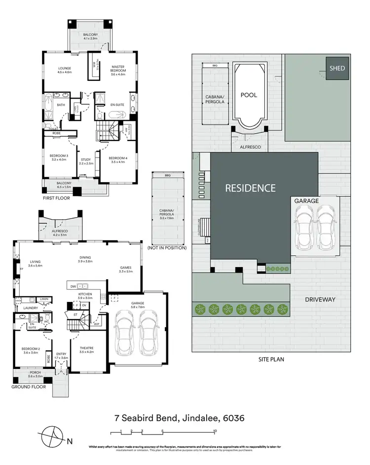 Floorplan of Homely house listing, 7 Seabird Bend, Jindalee WA 6036