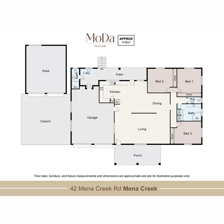 Floorplan of Homely house listing, 42 Mena Creek Road, Mena Creek QLD 4871