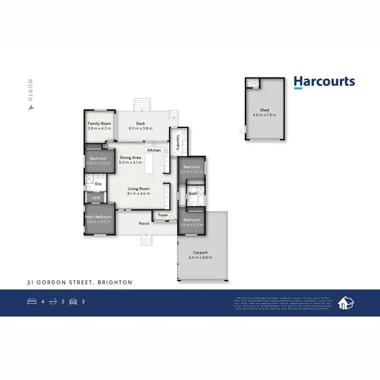 Floorplan of Homely house listing, 31 Gordon Street, Brighton QLD 4017