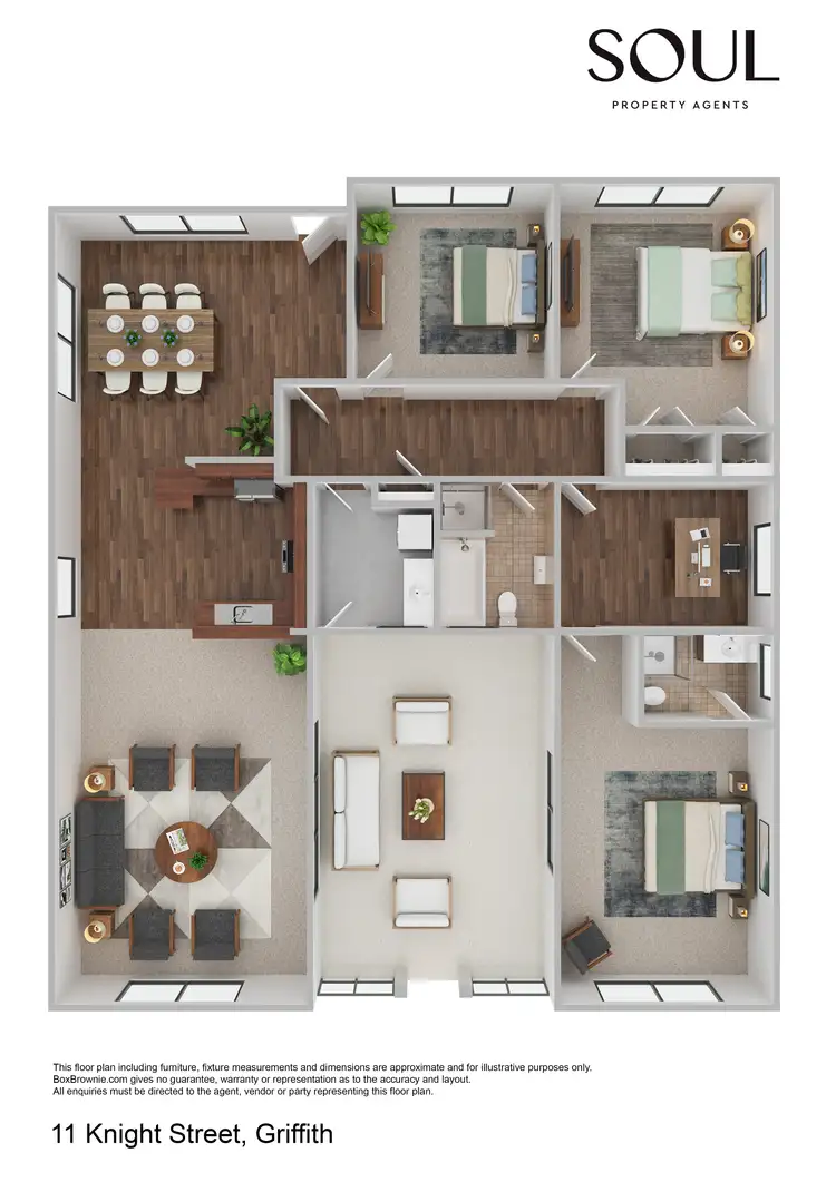 Floorplan of Homely house listing, 11 Knight Street, Griffith NSW 2680