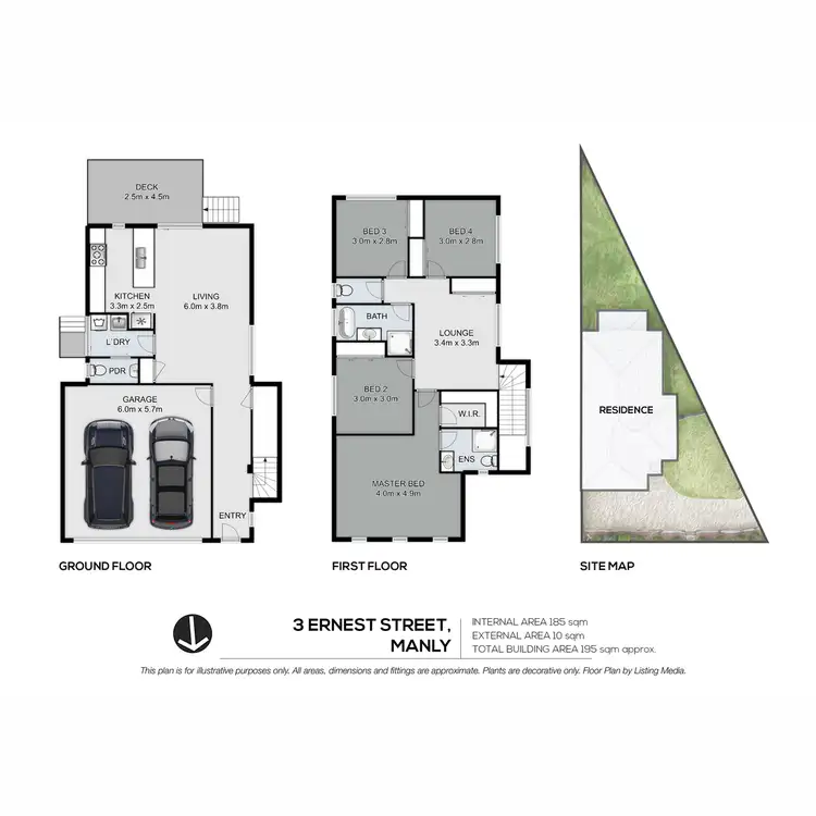 Floorplan of Homely house listing, 3 Ernest Street, Manly QLD 4179