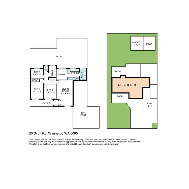Floorplan of Homely house listing, 25 Scott Road, Wanneroo WA 6065