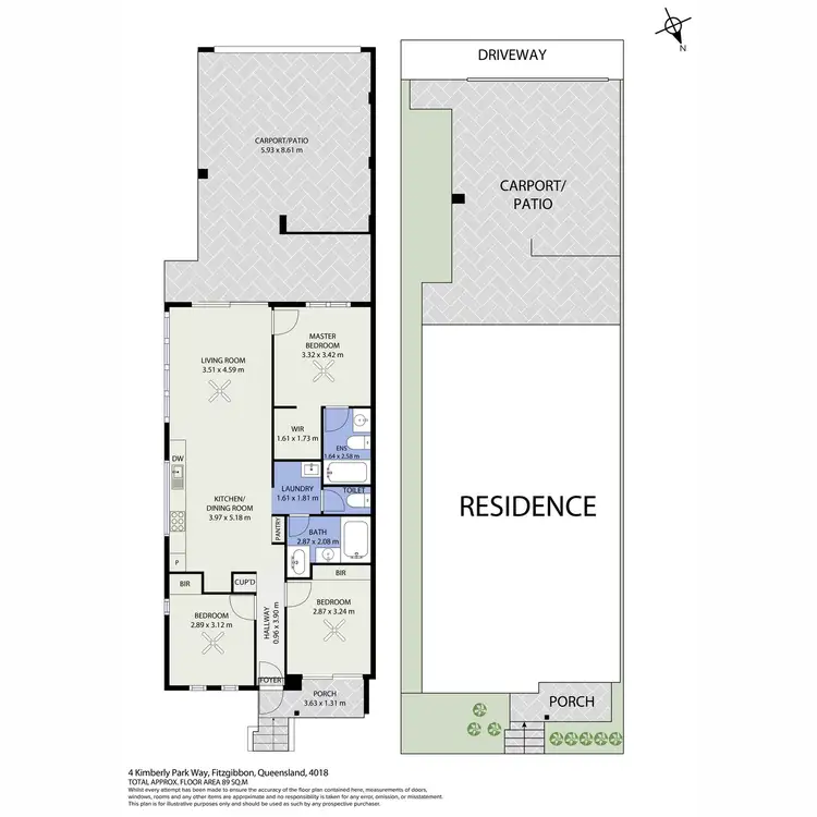 Floorplan of Homely house listing, 4 Kimberly Park Way, Fitzgibbon QLD 4018