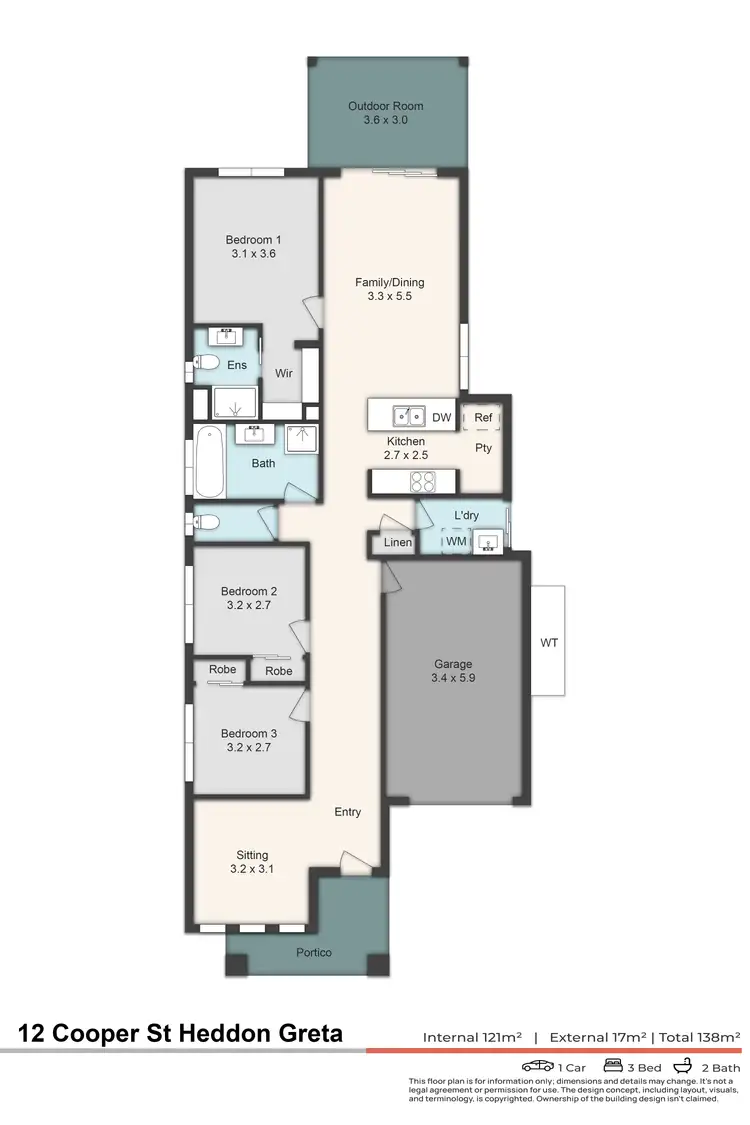 Floorplan of Homely house listing, 12 Cooper Street, Heddon Greta NSW 2321