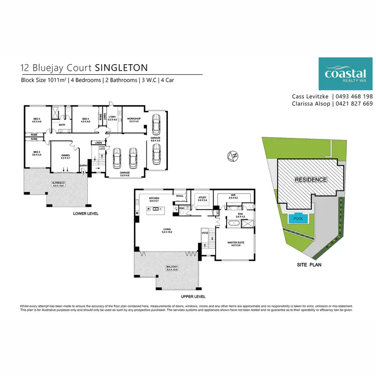 Floorplan of Homely house listing, 12 Bluejay Court, Singleton WA 6175