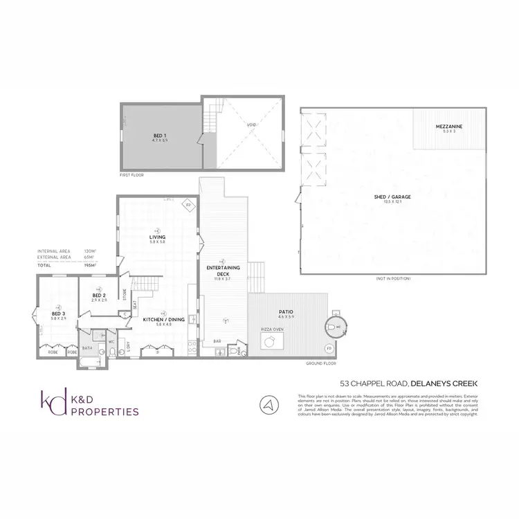 Floorplan of Homely house listing, 53 Chappel Road, Delaneys Creek QLD 4514