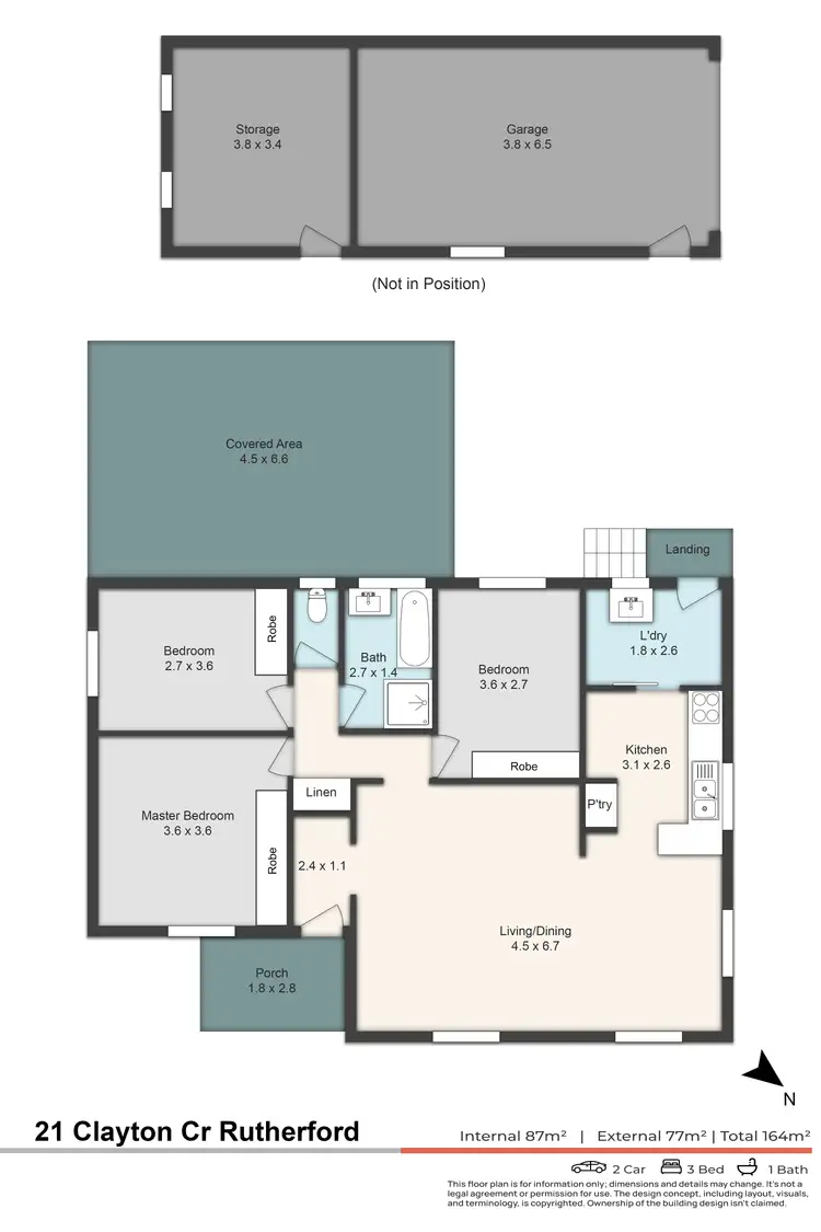 Floorplan of Homely house listing, 21 Clayton Crescent, Rutherford NSW 2320