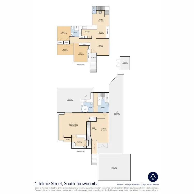 Floorplan of Homely house listing, 1 Tolmie Street, South Toowoomba QLD 4350