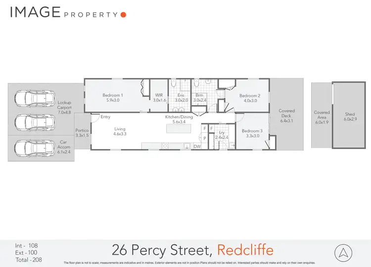 Floorplan of Homely house listing, 26 Percy Street, Redcliffe QLD 4020