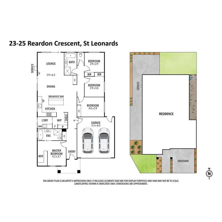 Floorplan of Homely house listing, 23 - 25 Reardon Crescent, St Leonards VIC 3223