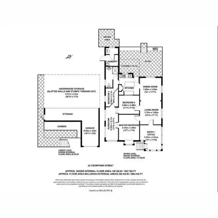 Floorplan of Homely house listing, 22 Crowther Street, West End QLD 4101