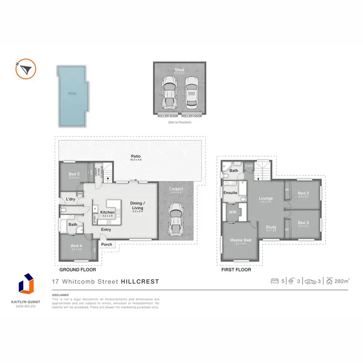 Floorplan of Homely house listing, 17 Whitcomb Street, Hillcrest QLD 4118