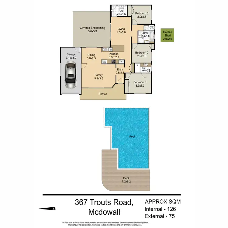 Floorplan of Homely house listing, 367 Trouts Road, Mcdowall QLD 4053