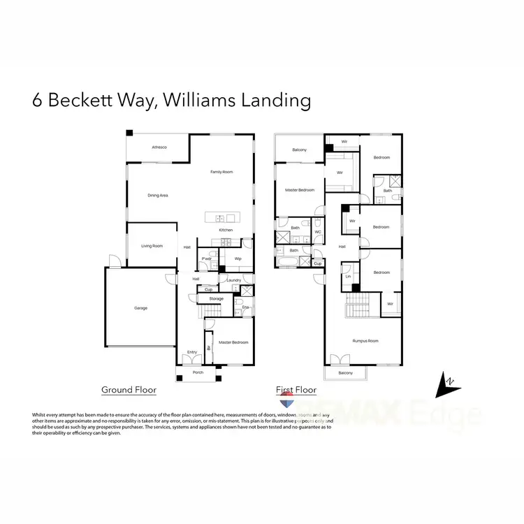 Floorplan of Homely house listing, 6 Beckett Way, Williams Landing VIC 3027