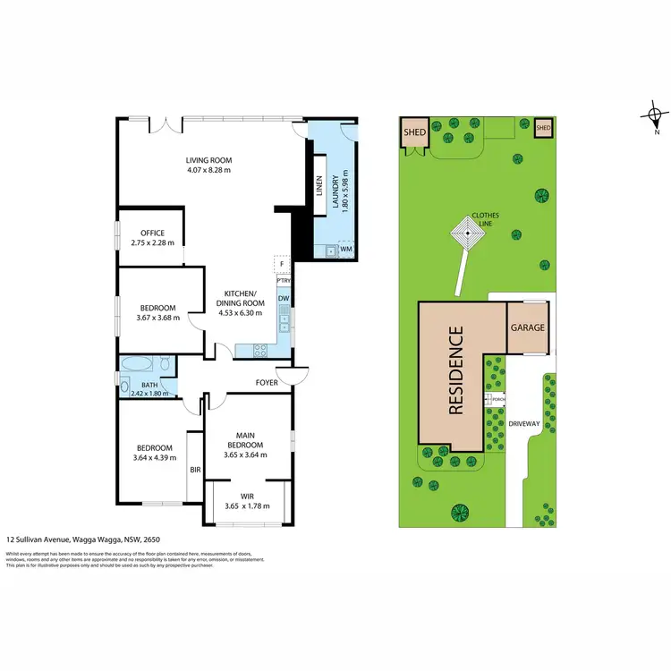 Floorplan of Homely house listing, 12 Sullivan Avenue, Wagga Wagga NSW 2650
