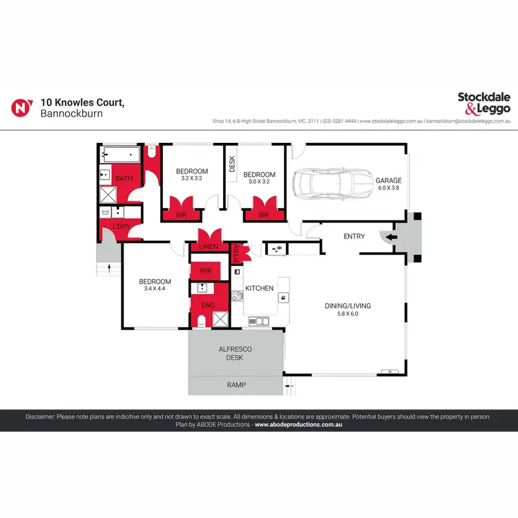 Floorplan of Homely house listing, 10 Knowles Court, Bannockburn VIC 3331