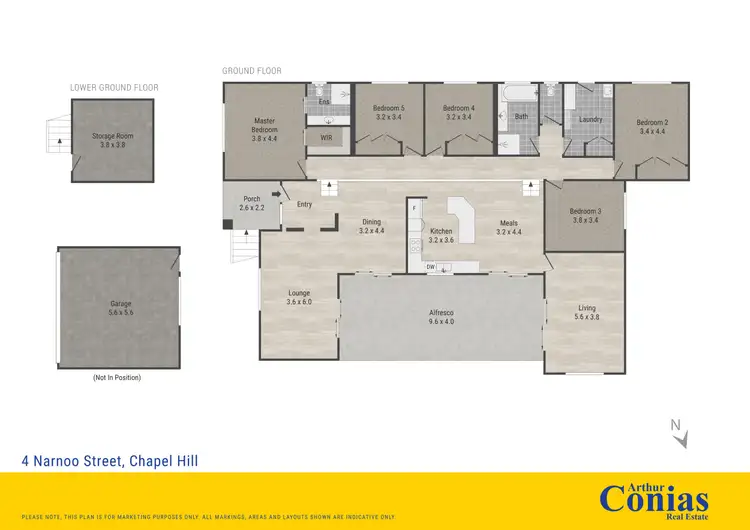 Floorplan of Homely house listing, 4 Narnoo Street, Chapel Hill QLD 4069
