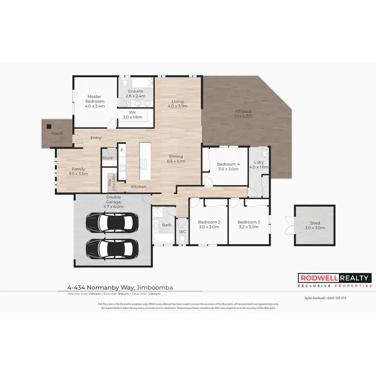 Floorplan of Homely house listing, 4 - 434 Normanby Way, Jimboomba QLD 4280