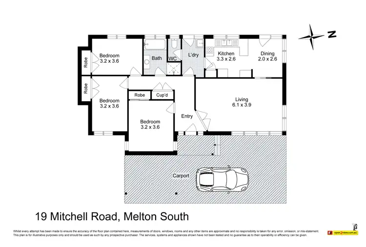Floorplan of Homely house listing, 19 Mitchell Road, Melton South VIC 3338