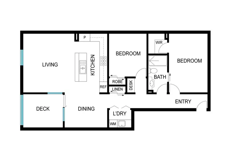 Floorplan of Homely unit listing, 101/27 Hotham Street, Cranbourne VIC 3977