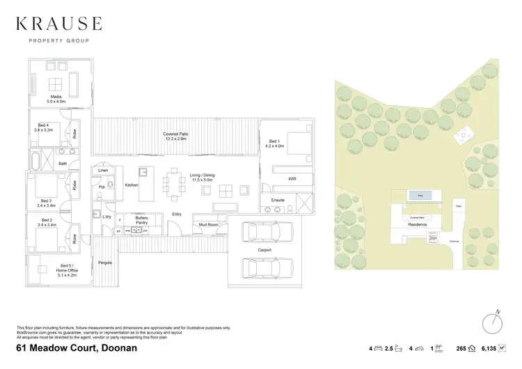 Floorplan of Homely house listing, 61 Meadow Court, Doonan QLD 4562