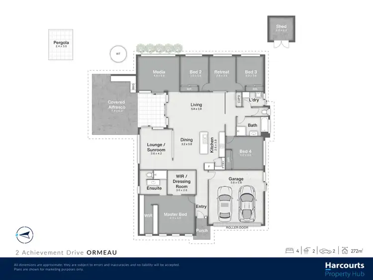 Floorplan of Homely house listing, 2 Achievement Drive, Ormeau QLD 4208