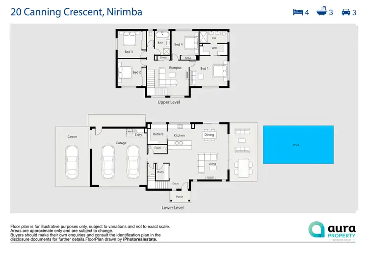 Floorplan of Homely house listing, 20 Canning Crescent, Nirimba QLD 4551