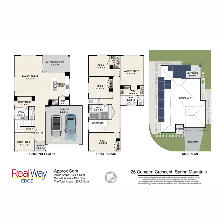 Floorplan of Homely house listing, 26 Camden Crescent, Spring Mountain QLD 4300