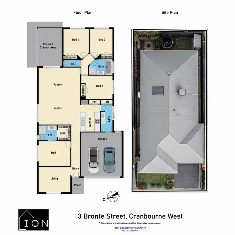 Floorplan of Homely house listing, 3 Bronte Street, Cranbourne West VIC 3977