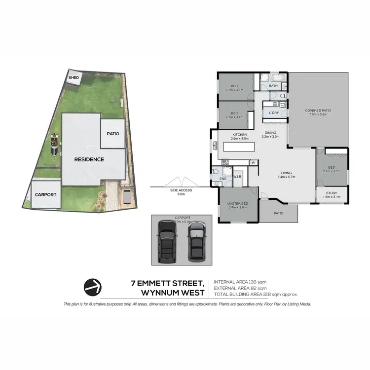 Floorplan of Homely house listing, 7 Emmett Street, Wynnum West QLD 4178