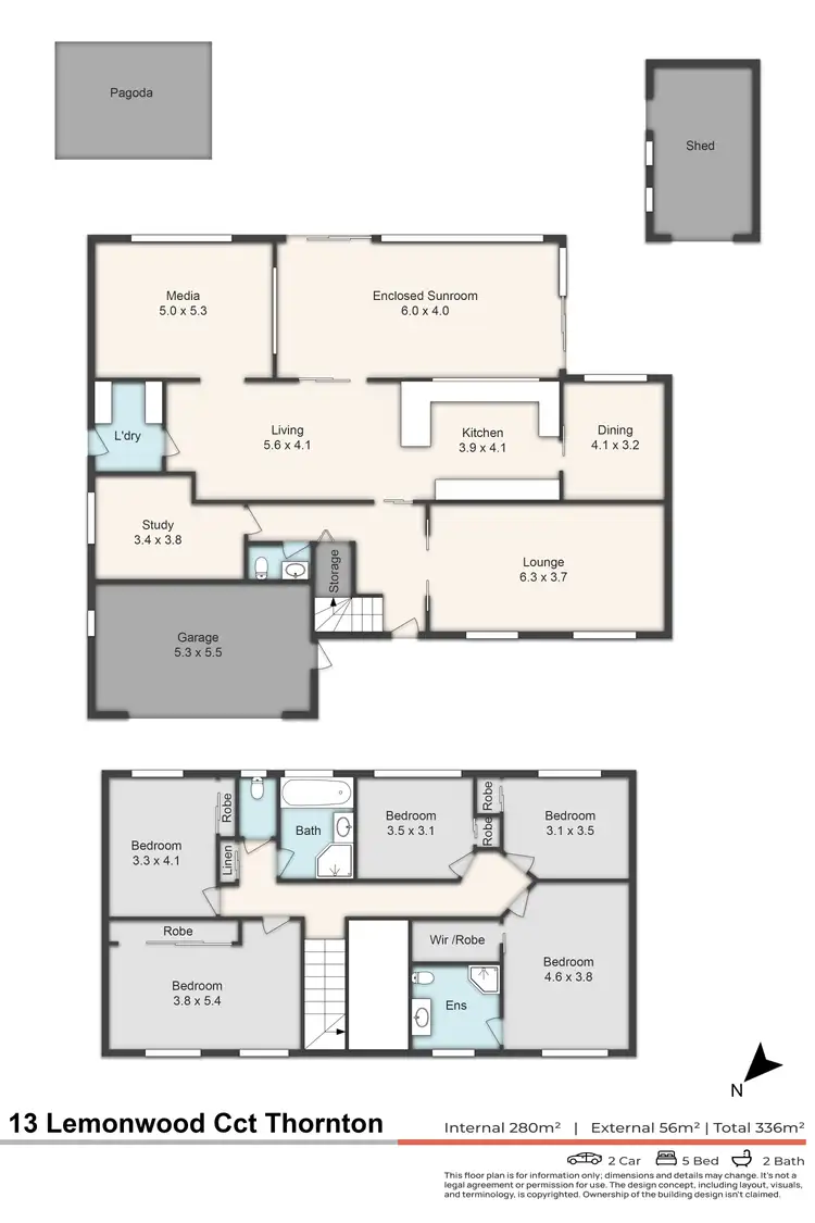 Floorplan of Homely house listing, 13 Lemonwood Circuit, Thornton NSW 2322