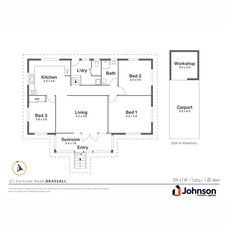 Floorplan of Homely house listing, 67 Fernvale Road, Brassall QLD 4305