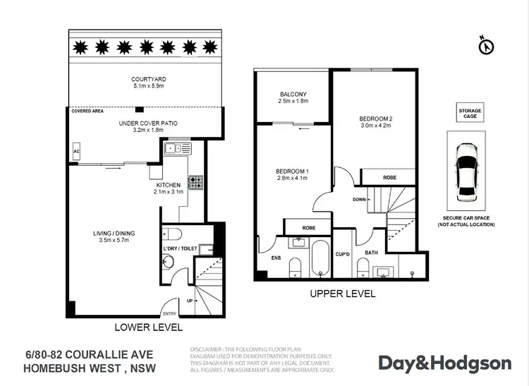 Floorplan of Homely apartment listing, 6/80-82 Courallie Avenue, Homebush West NSW 2140