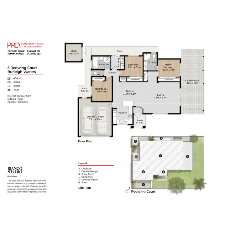 Floorplan of Homely house listing, 5 Redwing Court, Burleigh Waters QLD 4220