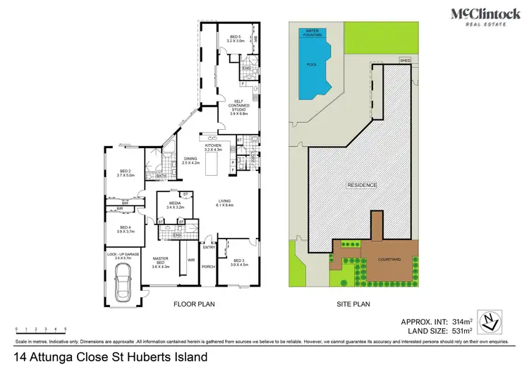 Floorplan of Homely house listing, 14 Attunga Close, St Huberts Island NSW 2257