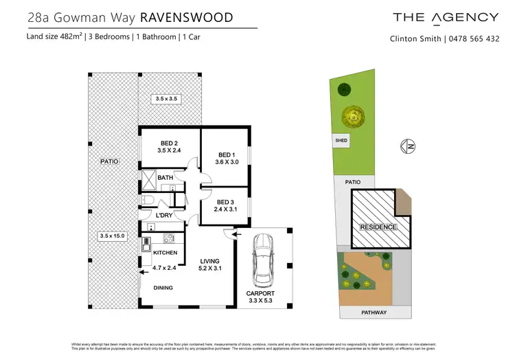 Floorplan of Homely unit listing, 28A Gowman Way, Ravenswood WA 6208