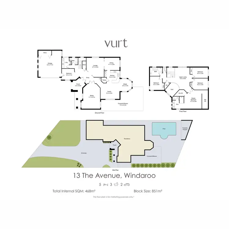 Floorplan of Homely house listing, 13 The Avenue, Windaroo QLD 4207