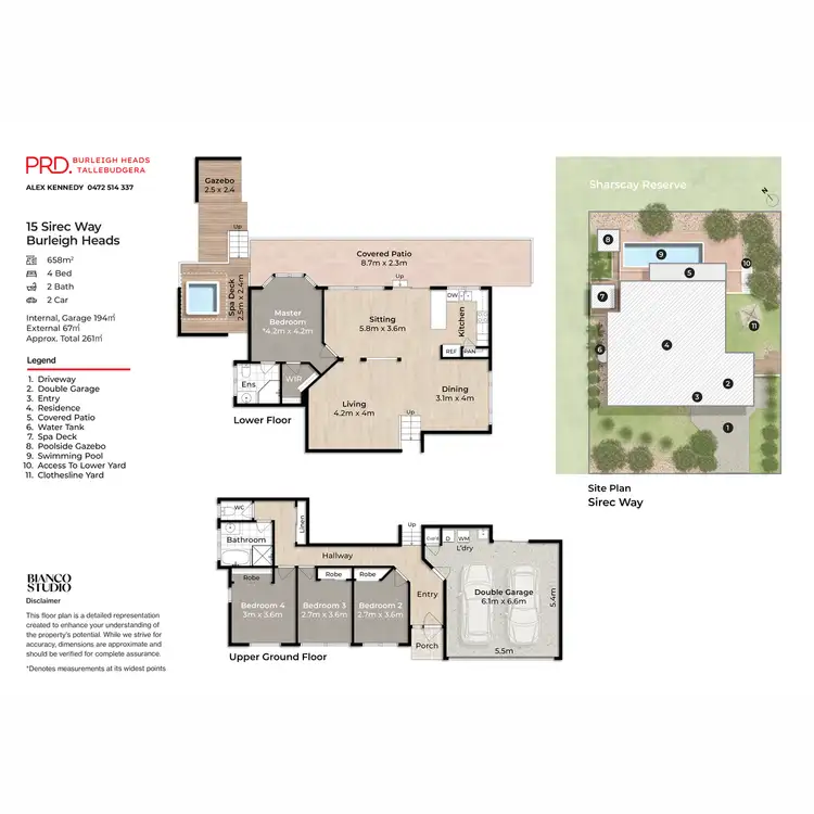 Floorplan of Homely house listing, 15 Sirec Way, Burleigh Heads QLD 4220