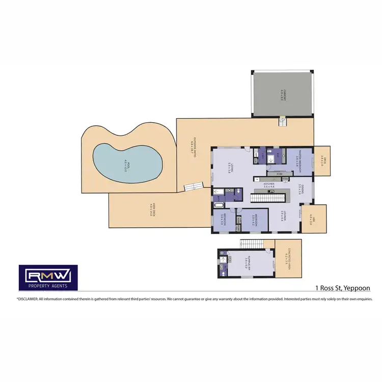 Floorplan of Homely house listing, 1 Ross Street, Yeppoon QLD 4703