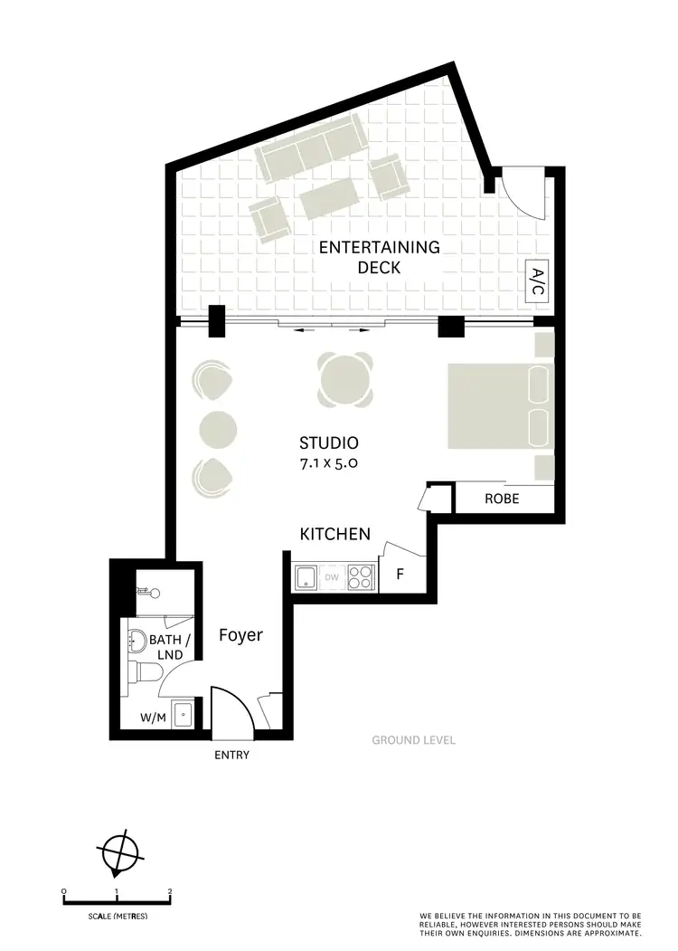 Floorplan of Homely studio listing, 61/5-11 Pyrmont Bridge Road, Camperdown NSW 2050