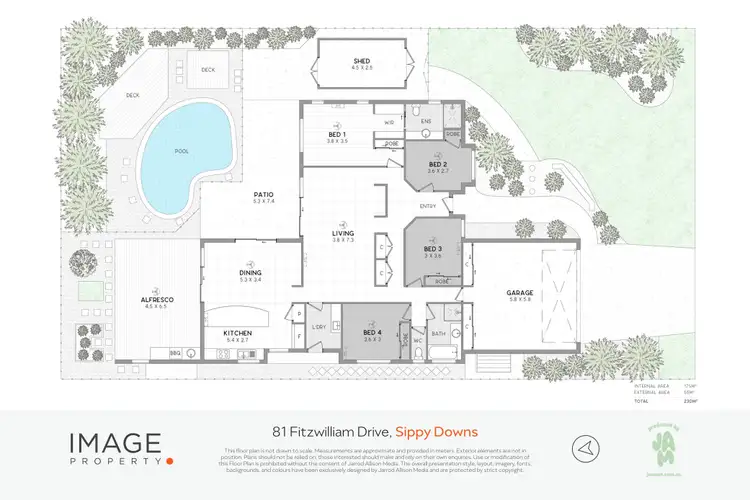 Floorplan of Homely house listing, 81 Fitzwilliam Drive, Sippy Downs QLD 4556