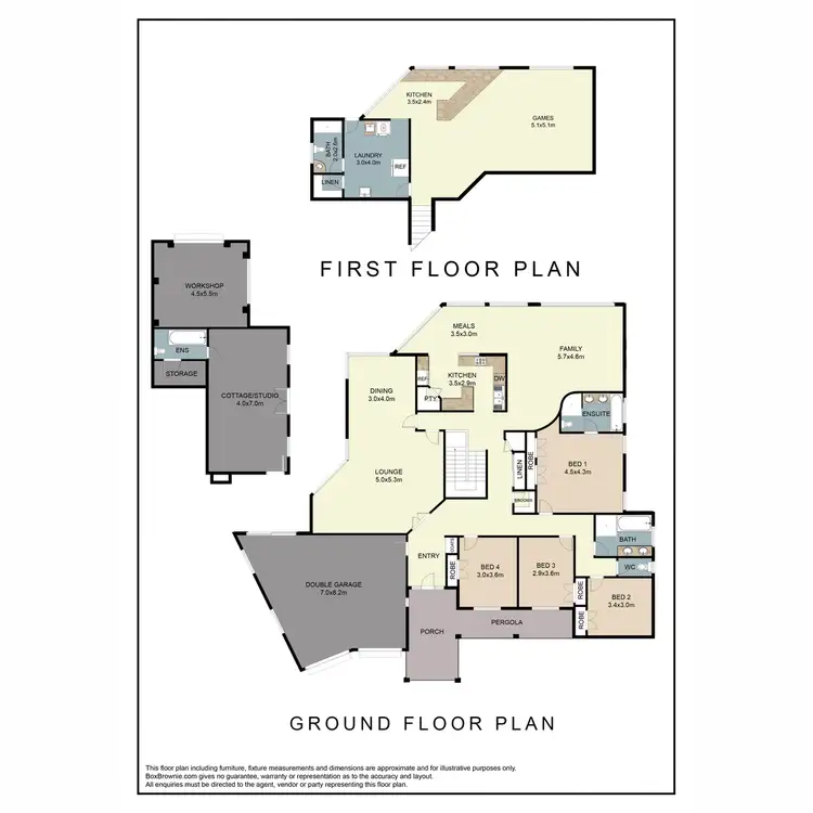 Floorplan of Homely house listing, 6 Georges Close, Kallaroo WA 6025