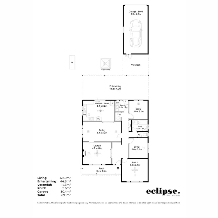 Floorplan of Homely house listing, 42 Salop Street, Beulah Park SA 5067
