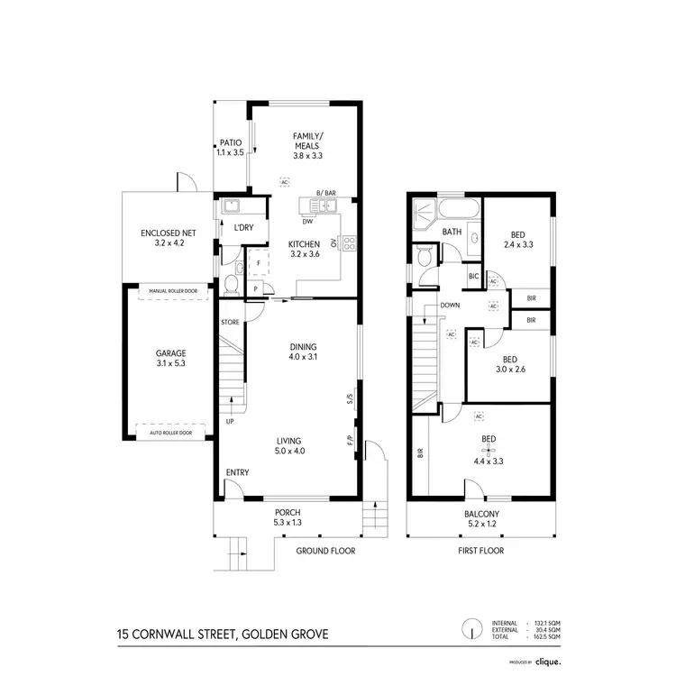 Floorplan of Homely house listing, 15 Cornwall Street, Golden Grove SA 5125