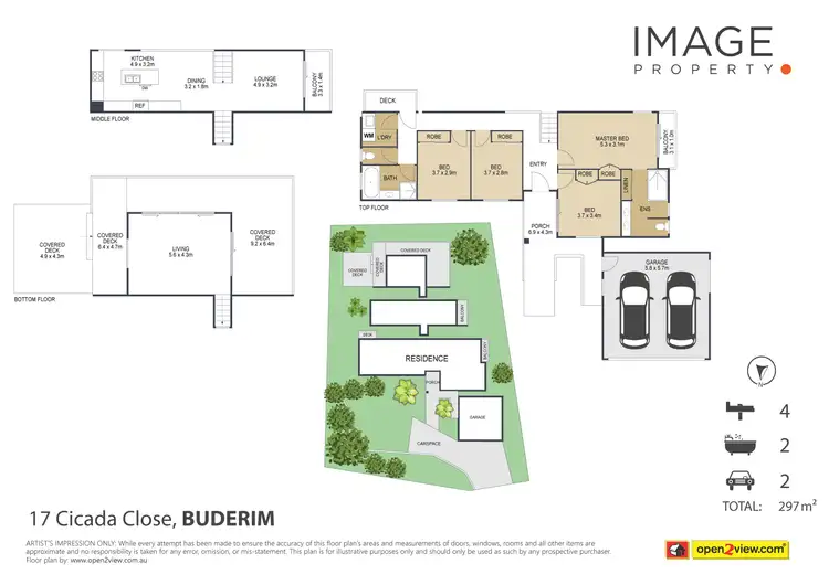 Floorplan of Homely house listing, 17 Cicada Close, Buderim QLD 4556