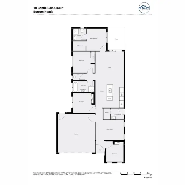 Floorplan of Homely house listing, 10 Gentle Rain Circuit, Burrum Heads QLD 4659