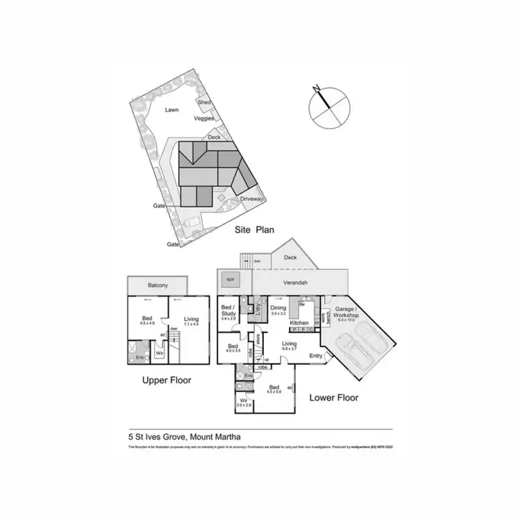 Floorplan of Homely house listing, 5 St Ives Grove, Mount Martha VIC 3934