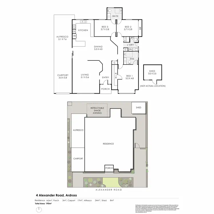 Floorplan of Homely house listing, 4 Alexander Road, Ardross WA 6153