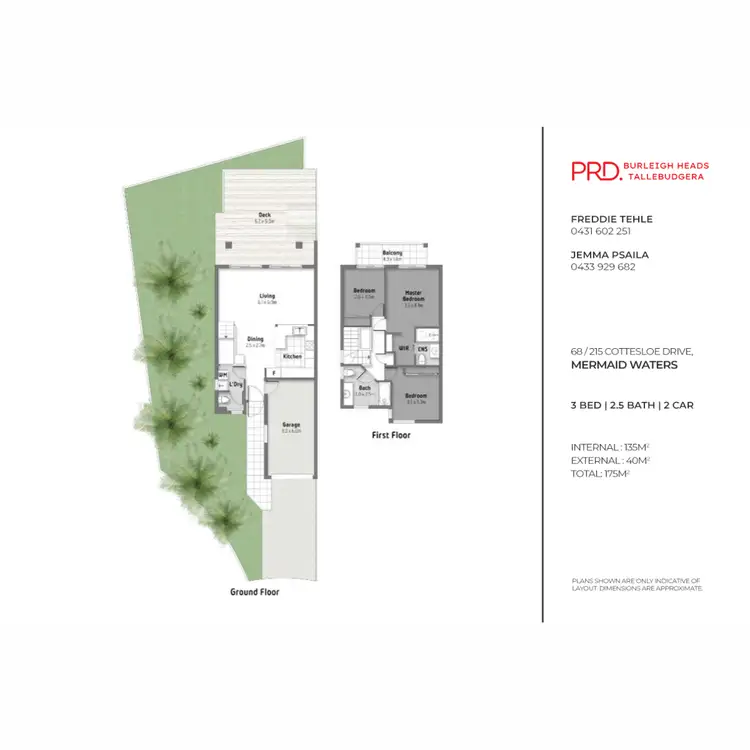 Floorplan of Homely semi-detached listing, 68/215 Cottesloe Drive, Mermaid Waters QLD 4218